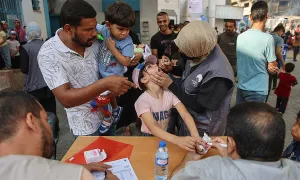 Trung tâm tiêm chủng ở Gaza trúng đòn tập kích Trung tâm tiêm chủng ở Gaza trúng đòn tập kích