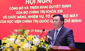 Học viện Chính trị quốc gia Hồ Chí Minh giảm 23 đầu mối Học viện Chính trị quốc gia Hồ Chí Minh giảm 23 đầu mối