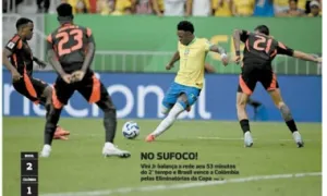 Vinicius được ca ngợi 'giải cứu' tuyển Brazil Vinicius được ca ngợi 'giải cứu' tuyển Brazil