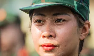 Một ngày luyện diễu binh của khối nữ chiến sĩ Biệt động Sài Gòn Một ngày luyện diễu binh của khối nữ chiến sĩ Biệt động Sài Gòn