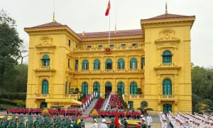 Việt Nam bắn đại bác chào mừng Tổng Bí thư, Chủ tịch Trung Quốc Tập Cận Bình Việt Nam bắn đại bác chào mừng Tổng Bí thư, Chủ tịch Trung Quốc Tập Cận Bình