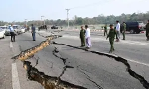 Động đất Myanmar có tốc độ siêu thanh, tạo 'vết sẹo' 400 km Động đất Myanmar có tốc độ siêu thanh, tạo 'vết sẹo' 400 km