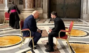 Tổng thống Trump - Zelensky gặp nhau bên lề lễ tang Giáo hoàng