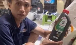 Đường dây làm giả nhớt Castrol, Motul, Honda, Yamaha bị triệt phá