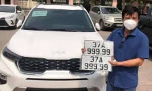 Biển số đấu giá của 34 tỉnh, thành