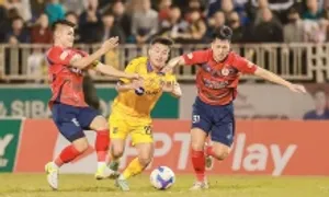SLNA 0-0 CAHN (H1): Quyết chiến để tránh trắng tay