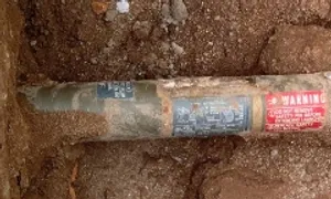 Phát hiện 3 khẩu súng chống tăng khi đào móng nhà Phát hiện 3 khẩu súng chống tăng khi đào móng nhà